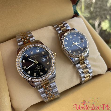 rolex couple watch set.